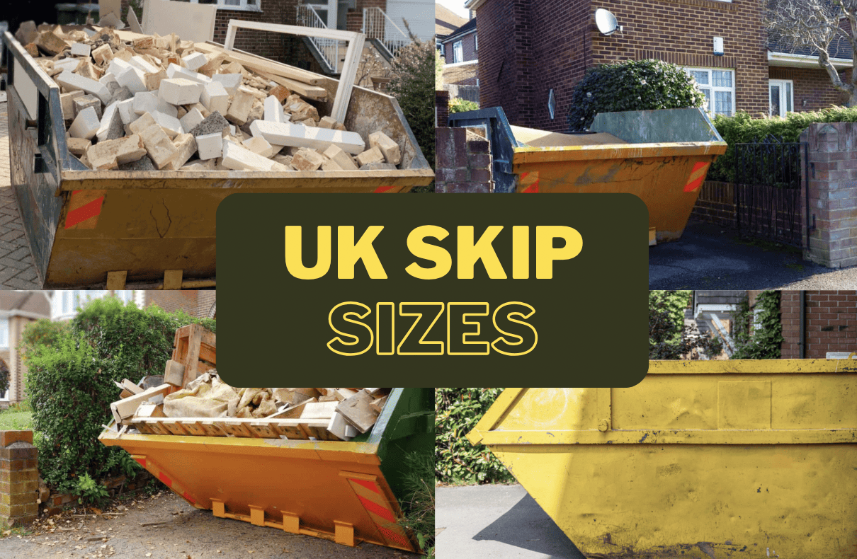 Skip Sizes UK Guide | 2 Yard - 40 Yards | Dimensions & Capacity